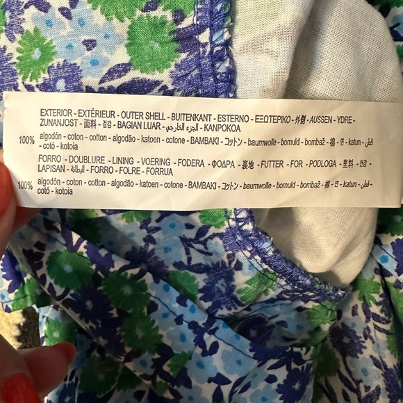 Zara floral crop top NWT - Size L - Picture 7 of 8